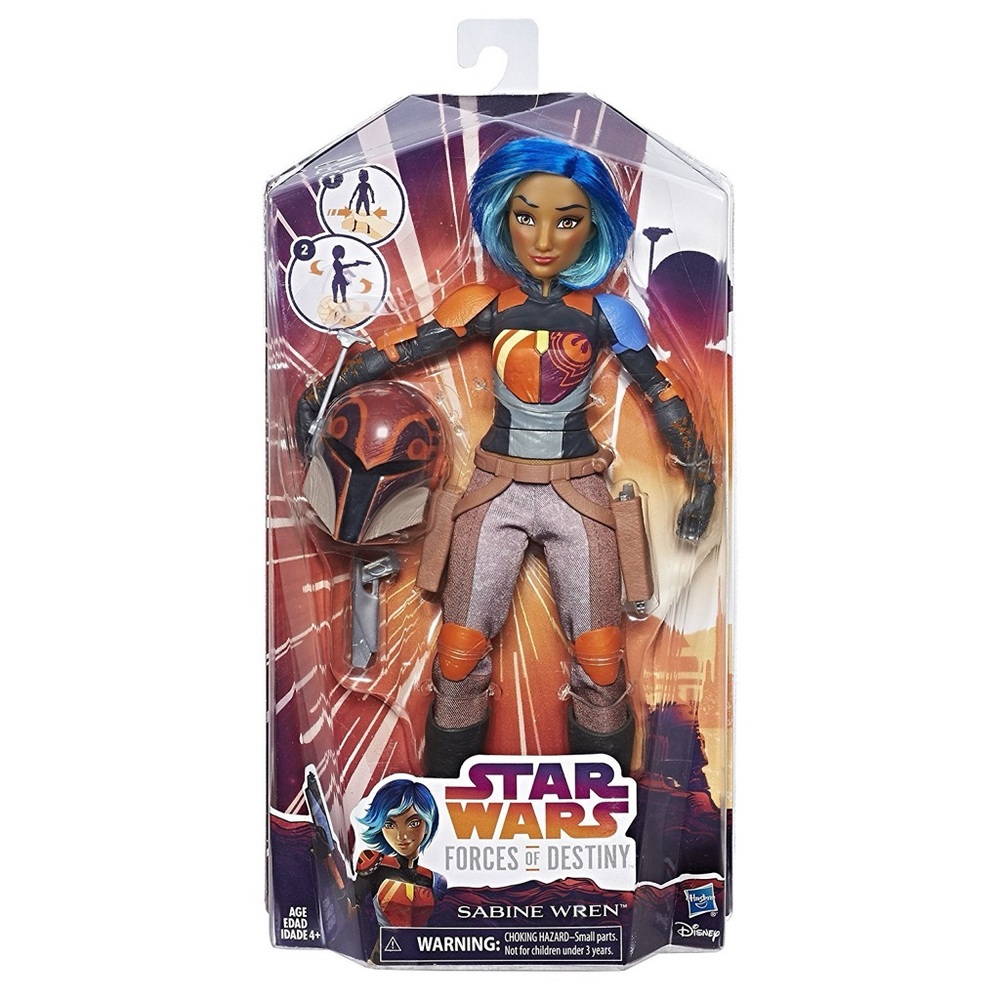 In Box Star Wars Forces of Destiny Sabine Doll